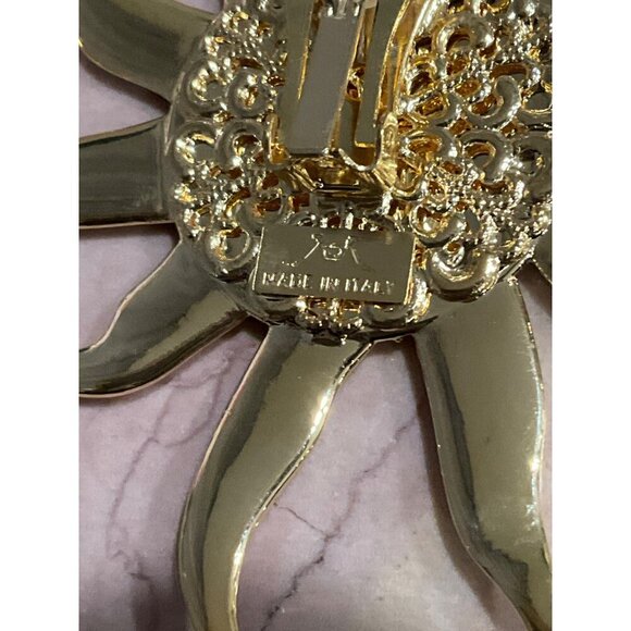 NWT Rowen Rose Gold Sunburst Earrings - Picture 7 of 12